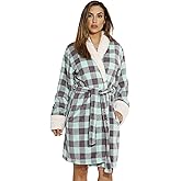 Just Love Sherpa Trim Plush Robe for Women