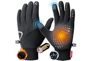 Benirap Winter Gloves Touchscreen Windproof Thermal Gloves Men Women Cycling Running Climbing Skiing Driving Gloves