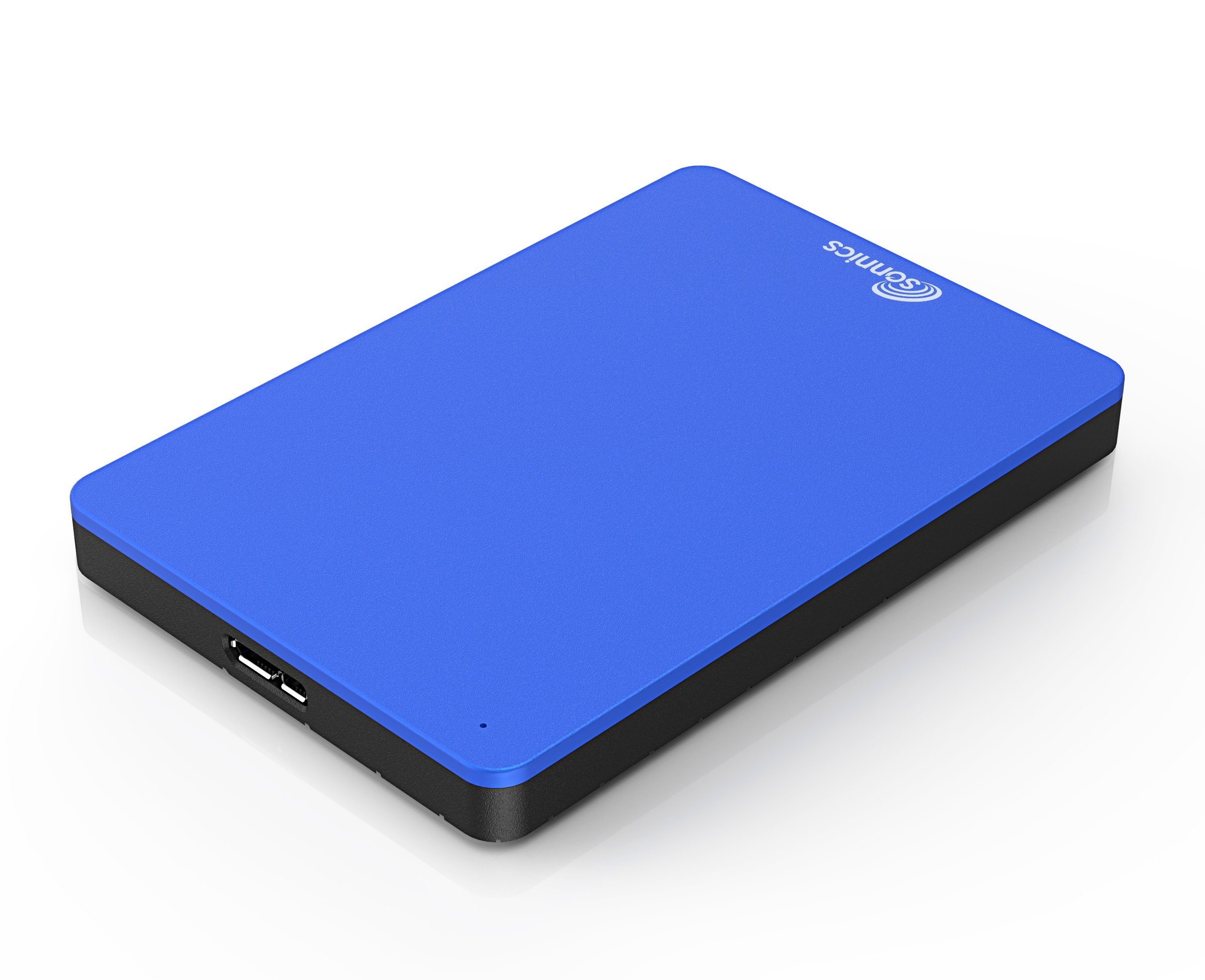 Sonnics 320GB Blue External Portable Hard drive USB 3.0 Compatible with Windows PC, Mac, Smart tv, XBOX ONE & PS4 โ image 1