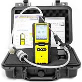 Exhaust Gas Analyzer Carbon Monoxide by Forensics Detectors | Motorcycle, Forklift, Automotive, Small Engine | USA NIST Calibration and Certificate | Probe, Water Trap and Filters | 0-2% CO |