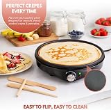 Marco Paul Large 12 Inch Electric Crepe Pancake Maker 1000W Nonstick view 5