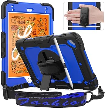 Amazon Timecity Ipad Mini5 ケース Ipad Mini4 ケース 1メートルテスト 頑丈 耐衝撃 防塵 便利 片手 安心感 ペン収納 フィルム ベルト スタンド付き シリコン製 Pc製 ぴったり 多機能 使い勝手良い Ipad 7 9 インチ ケース 日本語取扱説明書付き ダークブルー