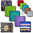 Sensory Mats for Autistic/Sensory Wall Panel/Sensory Tiles for Sensory Wall and Floor/Autism Sensory Products/5pcs Sensory Sq