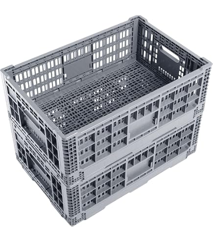 Amazon.com: Generic Collapsible Storage Crate, 52 Liter Heavy Duty
