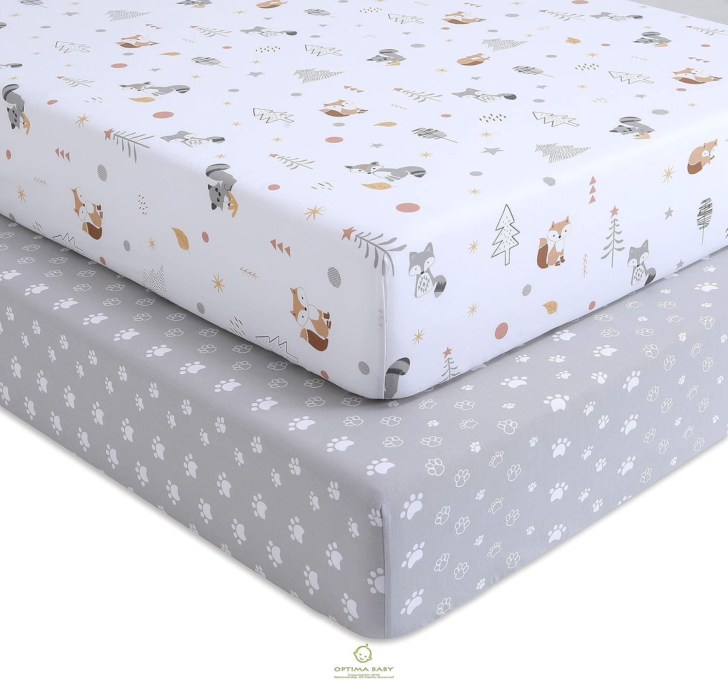 woodland cot bed sheets