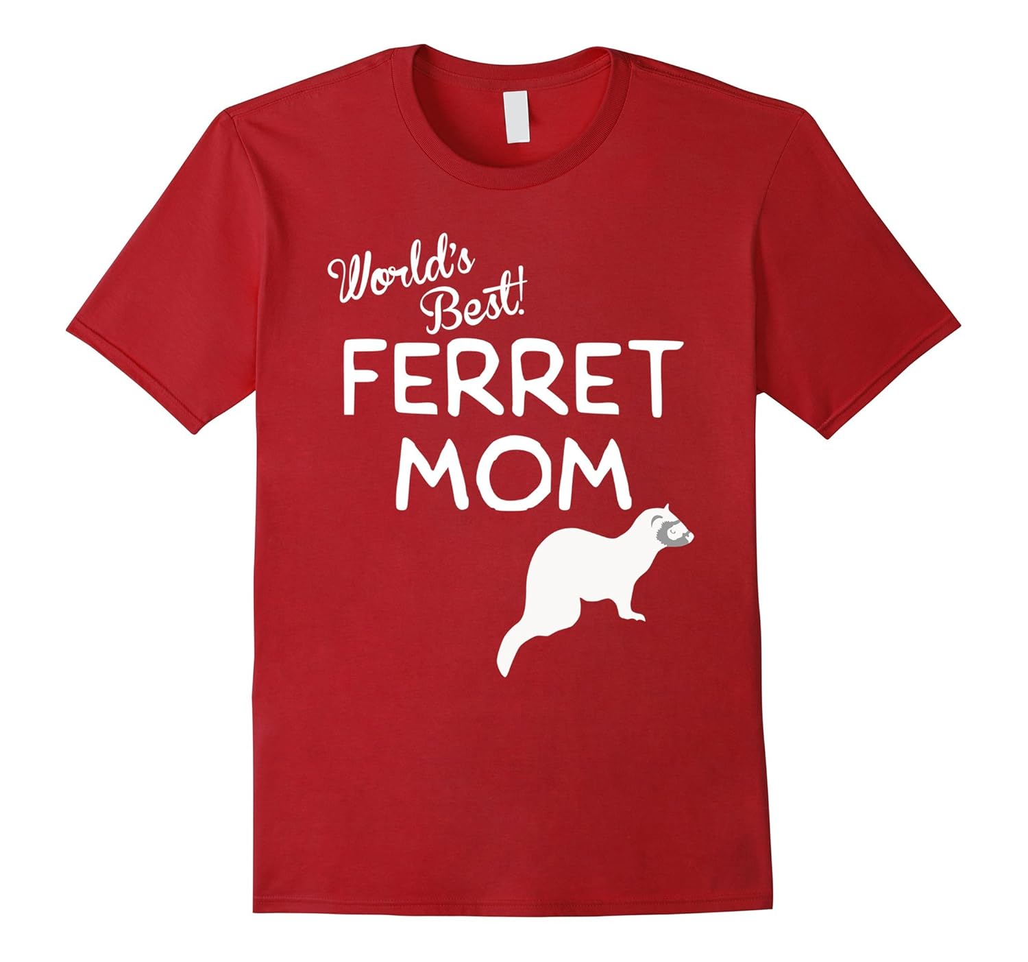 World’s Best Ferret Mom Cute Ferret Owner TShirtCL Colamaga