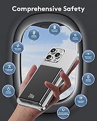 Ntaanoo Magnetic Power Bank for iPhone Magsafe