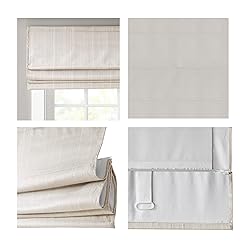 Madison Park Galen Cordless Roman Shade, 31"W x