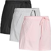 Womens Dry Fit Athletic Running Shorts 3 Pack Women's Workout Gym Short's, Casual Lounge Beach Short for Women