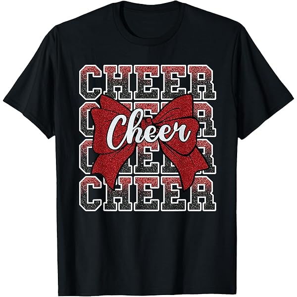 Amazon.com: Cheer Cheerleading Christmas Cheer T-Shirt : Clothing