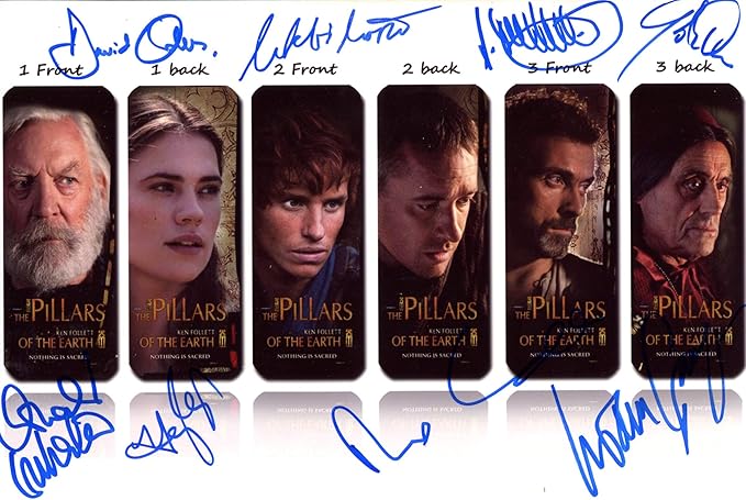The Pillars Of The Earth Cast Autographs Signed Promo Photo Amazon Co Uk Kitchen Home