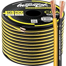 Install Link 16 AWG Gauge Speaker Wire Cable