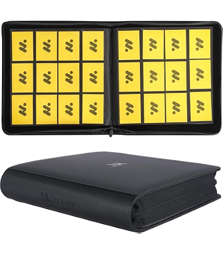 Amazon.com: 1200 Pockets Trading Card Binder, PU Cover Zipper Card  Collection Album, Sturdy Card Folder Holder for MTG, TCG, Game Cards,  Sports Cards : Toys & Games