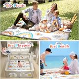 Funsland Baby Play Mat 127x127cm Foldable Crawling Floor Mat Non Slip view 5