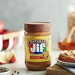 Jif Natural Creamy Peanut Butter Spread and Honey