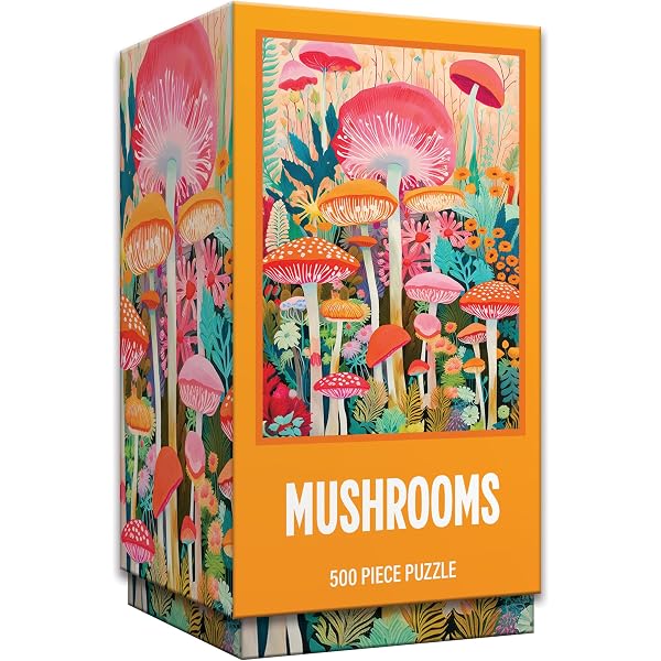 Amazon.com: RoseArt - Vertical Visions - Mushrooms - 500 Piece
