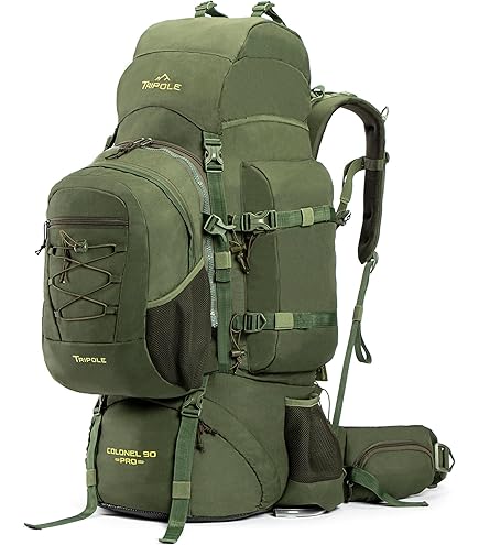 Amazon Basics Internal Frame Backpack, 75 Liters, Black Sports & Outdoors