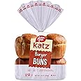 Katz Gluten Free Burger Buns | Dairy, Nut and Gluten Free | Kosher (1 Pack of 4 Buns, 10 Ounce)