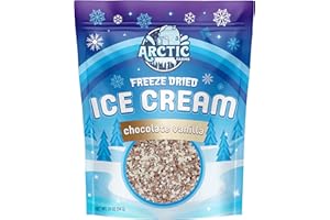 Arctic Farms Freeze Dried Ice Cream that Does Not Melt (Mini Bits) (Chocolate Vanilla, 1.9oz)