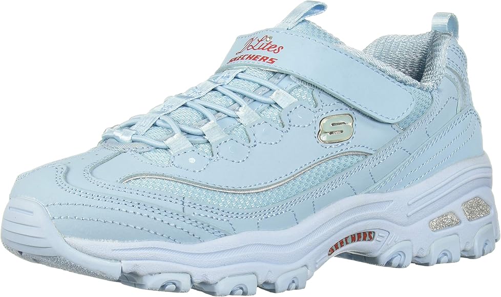 skechers d'lites blue
