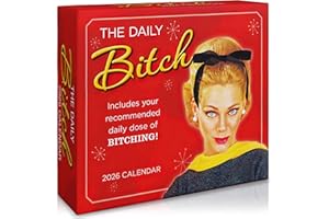 SELLERS PUBLISHING, INC. The B Word 2026 Daily Desk Calendar: Boxed Page-a-Day Humor Calendar with Day-to-Day Sassy Sayings, Sarcastic Quotes & Snarky Wisdom