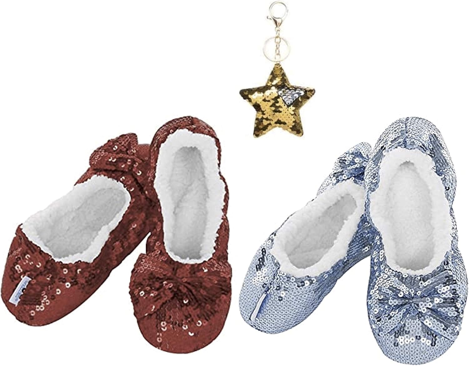 snoozies ballerina bling slippers