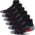 BERING Men's Ankle Athletic Socks for Running, Workout, Sport (6 Pack)