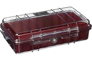 Pelican 1060-028-100 Raven Waterproof Case - 1 Pack - Retail Packaging - Red/Clear