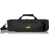 "C" Flute/Piccolo Combo Case with Shoulder Strap (Black)