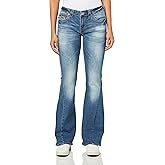True Religion Womens Rainbow Pkt Joey Lr Flare Big T