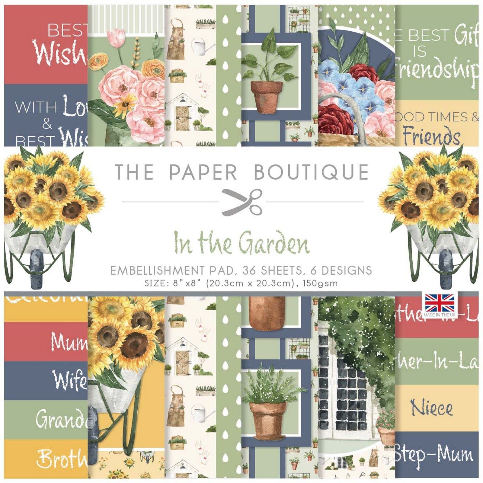 The Paper Boutique - in The Garden - Embellishments Pad