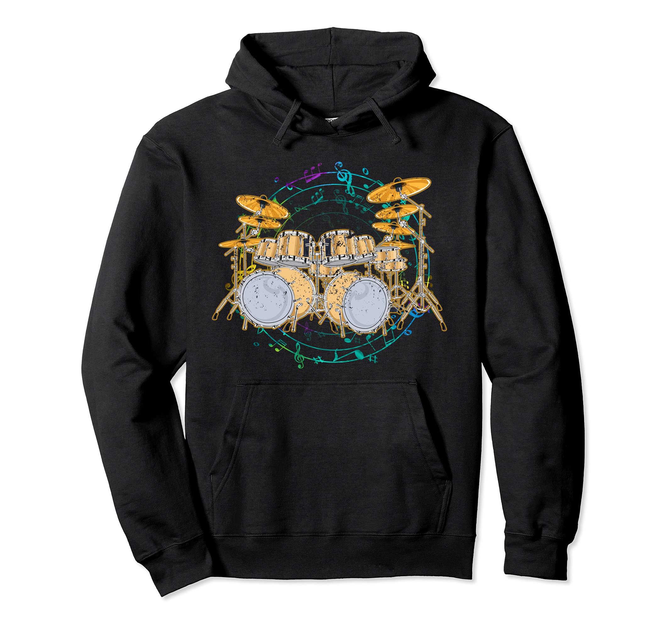 Percussion Drum Set Musician Drummer Drums Player Drums Pullover Hoodie