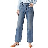 DEE OCLEPPO Womens Astrid High Rise Full Length Wide Leg Jean Standard