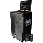 VocoPro Wedding-Singer 15-Inch Portable Karaoke PA Speaker Amp System with Built-in Screen Wi-Fi Bluetooth Rechargeable Battery Rolling Wheels 1000 Watt HD Touchscreen for YouTube and Other Apps