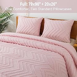Litanika Pink Full Comforter Sets, Lightweight