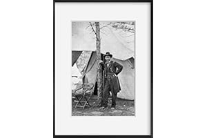 INFINITE PHOTOGRAPHS 1864 June 11 or 12, printed later photograph of General Ulysses S. Grant at his headquarters in Cold