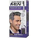 Just For Men Touch of Gray, Mens Hair Color Kit with Comb Applicator for Easy Application, Great for a Salt and Pepper Look -