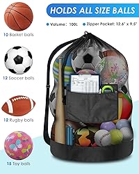 Heavy Duty Soccer Ball Net Bag