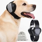 Petvolve Upgraded Dog Ear Muffs Noise Protection, 35dB NRR Dog Headphones with Adjustable Straps