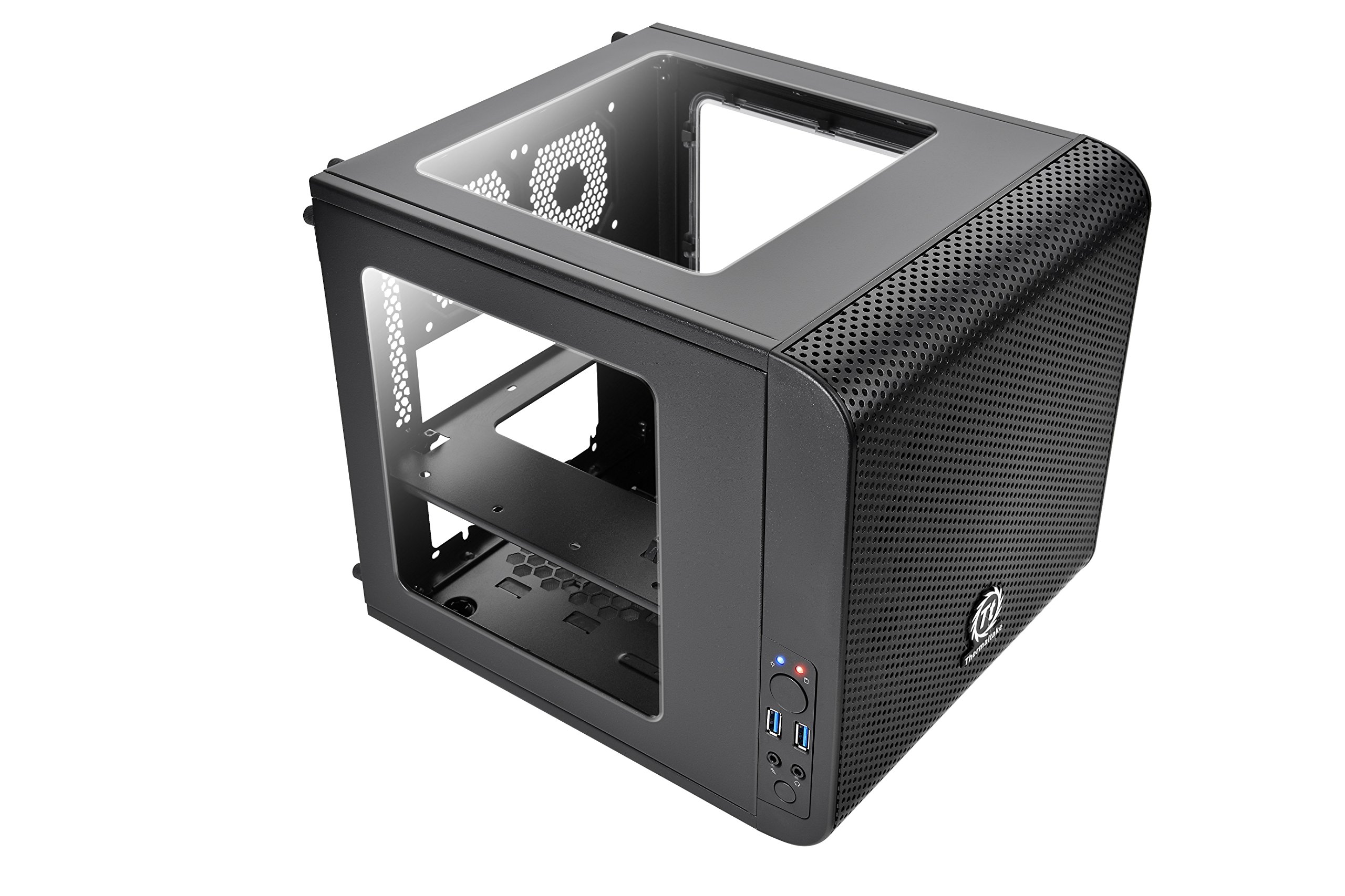 Thermaltake Core V1 SPCC Mini ITX Cube Gaming Computer Case Chassis