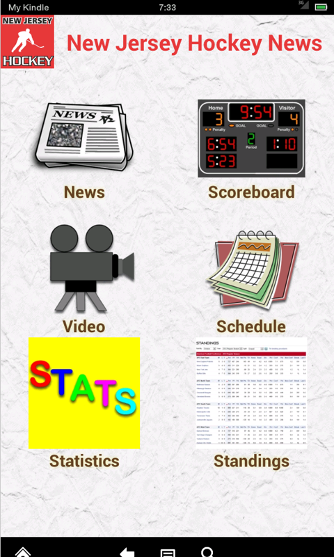 New Jersey Hockey News (Kindle Tablet Edition)