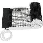 Aysatogc 1PCS Table Tennis Net Replacement, Black PingPong Net Nylon Pingpong Net for Indoor Outdoor School Gym (70.8" x 5.9")