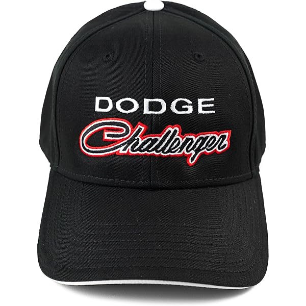 帽子 challenger LOGO PATCH CAP Dodge Challenger Stretch Fit Patch Hat - Embroidered Fitted