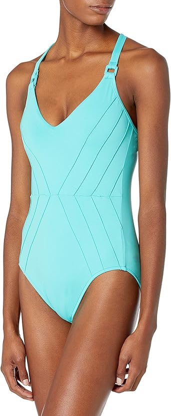 seafolly double strap one piece