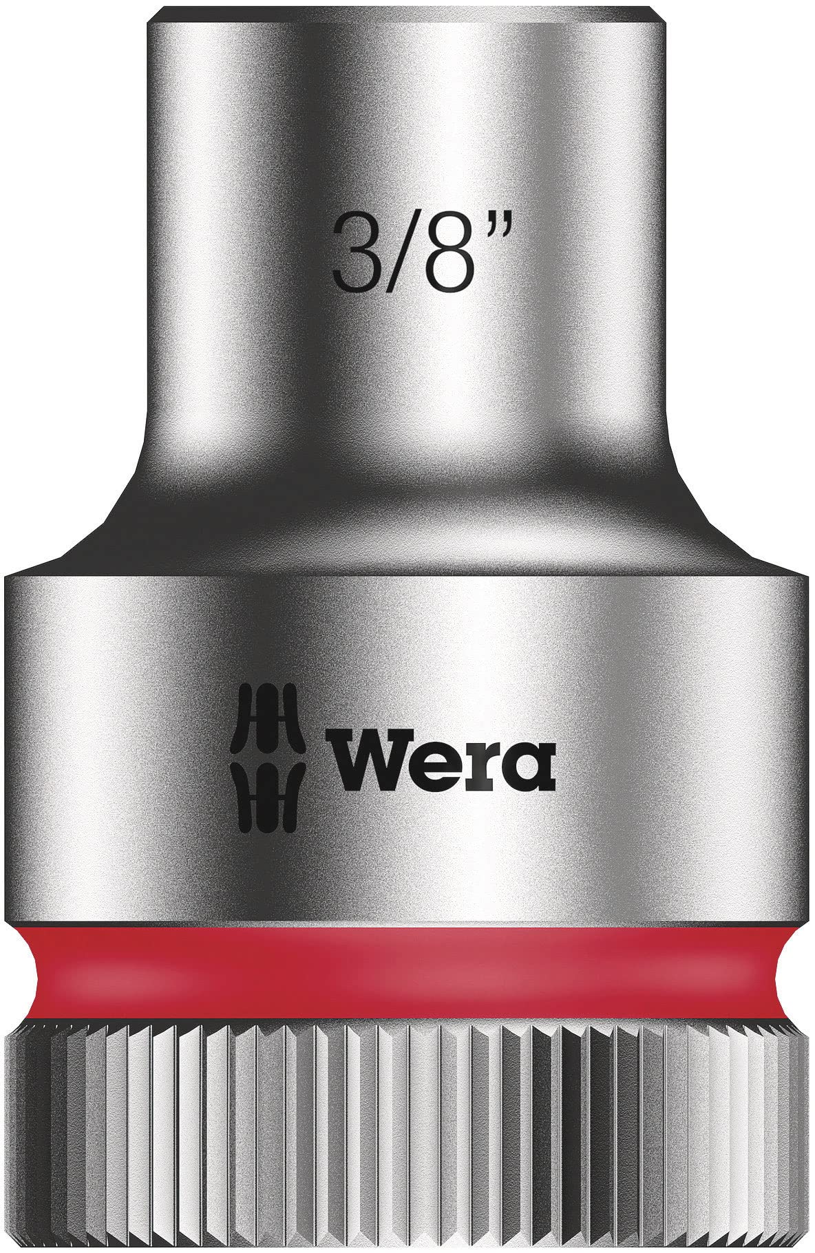 Wera 05003618001 3/8-Inch 8790 HMC Zyklop Socket with Hexagon Drive - Silver