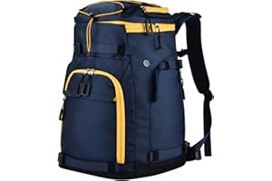 HELIAR 55L-70L Expandable Ski Boot Bag – Waterproof, Durable with Helmet Compartment – Ideal for Ski & Snowboard Gear – Men & Women