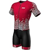 Sparx Mens Elite Aerosuit Triathlon Suit Mens Short Sleeve Tri Suit Skinsuit