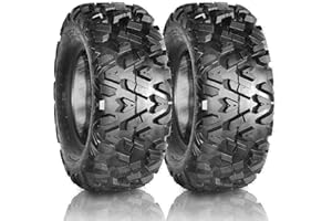 Motorhot Set of 2 26x9-12 ATV UTV Mud Front Tires 6PR 26/9/12 Tubeless Tires