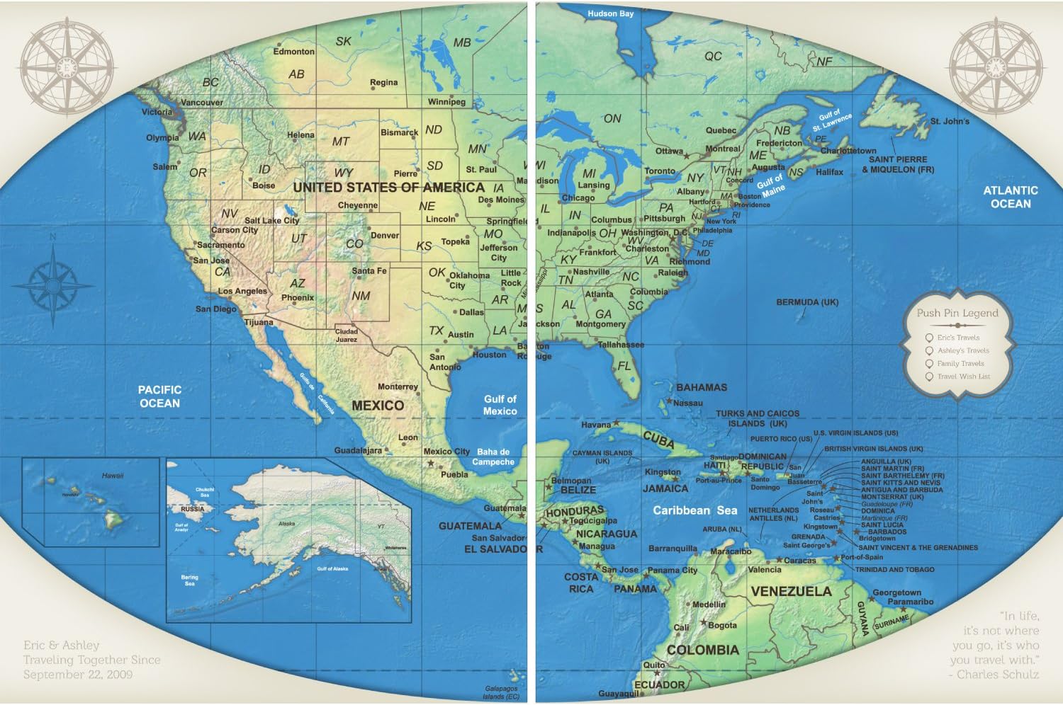 Amazon Com Push Pin Maps Us Map Wall Art Canvas Personalized Usa National Park Map On 1 Panel Wrapped Canvas And Pins 32 X 48 Posters Prints