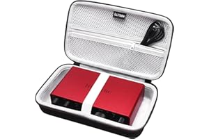 L LTGEM LTGEM Hard Case Compatible with Focusrite Scarlett 2i2 4th Gen/Solo 4th Gen / 4i4 4th Gen / 2i2 3rd Gen/Solo 3rd Gen / 4i4 3rd Gen and M-AUDIO M-Track Duo/M-Track Solo USB Audio Interface